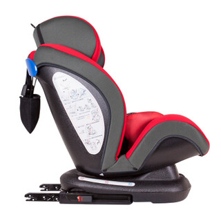 贝贝卡西 汽车儿童安全座椅车载宝宝座椅汽车用0-4-7-12岁isofix硬接口安全坐椅 Q5静谧丛林