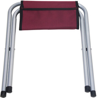 ALPINT MOUNTAIN埃尔蒙特 折叠椅便携式小凳子 简易钓鱼椅 户外休闲马扎 多功能小马扎 红色