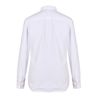 BURBERRY 巴宝莉 男士白色棉质长袖衬衫 39835151 XL码