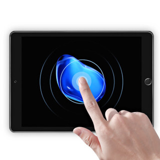 VALK iPad Air2019 10.5英寸通用钢化膜 苹果平板电脑Pro保护膜 高清防刮花耐磨防爆淡化指纹