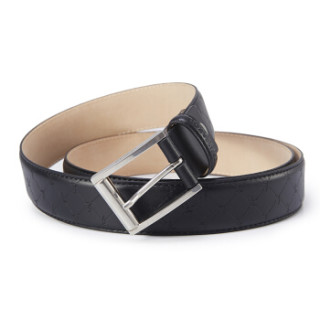 72l000062y000013 k299 110皮带】trussardi 杜鲁萨迪男式黑色牛皮