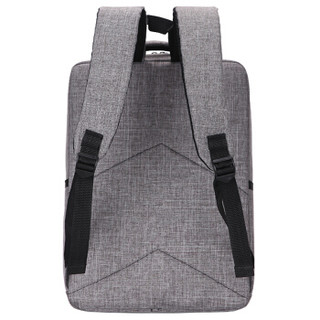 云动力 双肩包电脑包15.6英寸时尚商务背包大容量休闲笔记本电脑包YB-500灰色