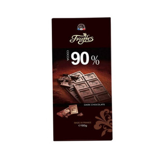 TRUFFLES 德菲丝 90%可可黑巧克力 100g 排块装