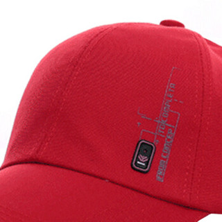 GLO-STORY棒球帽情侣 韩版休闲户外运动帽子MMZ744143 红色