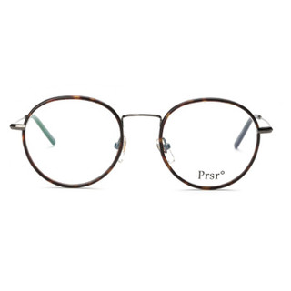 帕莎 Prsr防蓝光眼镜电脑护目镜电竞平光无度数男女通用PJ76053-101复古黑