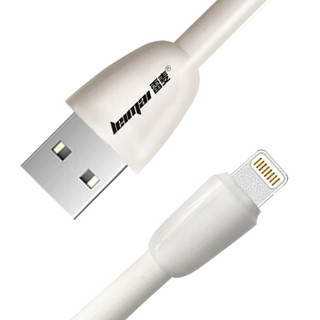 雷麦  苹果数据线 8/7/6/手机充电线 适用于iphone6/6s/Plus/7/8/X/iPad/Air/Pro 标准版  1米  白色