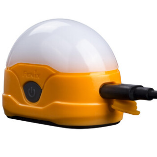 菲尼克斯Fenix 户外专用露营灯 双光源磁吸灯 USB充电  CL20R橙色 升级款 300流明