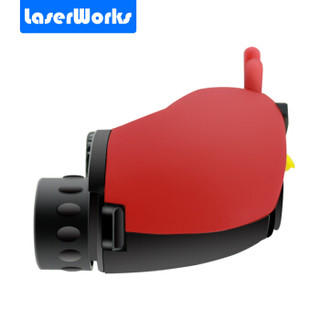 镭沃（LaserWorks）双筒望远镜卡通小鸟儿童玩具高倍高清袖珍便携怒火红