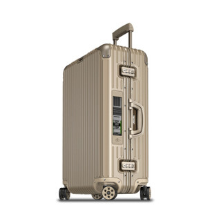 RIMOWA TOPAS TITANIUM MULTIWHEEL ELECTRONIC TAG系列拉杆箱旅行箱 924.70.03.5  钛金色 28寸