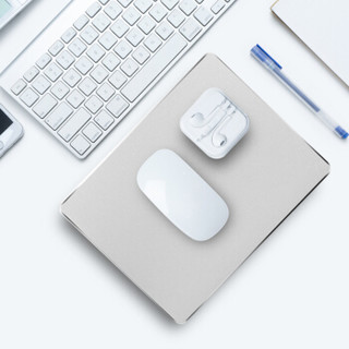 技光（JEARLAKON）JK-L01 铝合金鼠标垫(小号) 苹果电脑笔记本电竞游戏鼠标垫 商务办公桌面鼠标垫 180×220mm