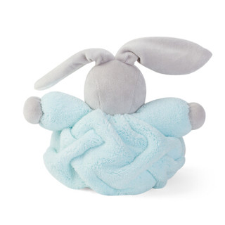 卡鲁熊（kaloo）安抚玩偶轻柔系列天蓝色扭扭兔陪睡毛绒玩具婴儿可入口儿童玩具男孩女孩玩具送礼