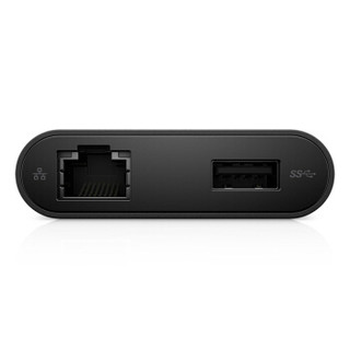 戴尔（DELL）DA200 移动转换适配器 USB-C转HDMI/VGA/以太网/USB 京东自营