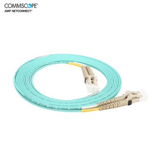 康普 原装光纤跳线（3米）LC-LC双工多模OM3跳线 2105027-3（原安普布线品牌）