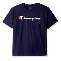 Champion 男士logo短袖T恤