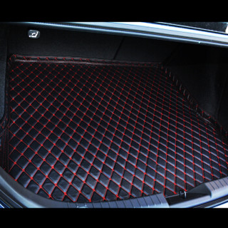 KOOLIFE 汽车后备箱垫 皮革耐磨防滑防水后备箱垫子适用于12-17款大众速腾-黑色