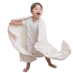 良良（liangliang） 婴儿浴巾 洗澡巾新生儿宝宝盖毯柔吸水儿童长毛巾被子 粉色 70*130cm+凑单品