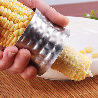 拜杰(Baijie)304不锈钢手动剥玉米器玉米刨子玉米脱粒器刨刀厨房小工具分离器