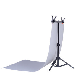 金贝（JINBEI）摄影背景板支架PVC板柔光纸背景布架 主播直播摄影棚背景架T型