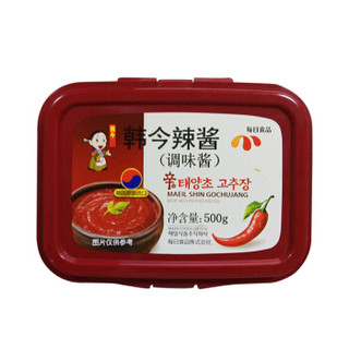 韩今（hanjin）辣酱 韩国进口石锅拌饭酱 韩式烤肉火锅调味酱 500g