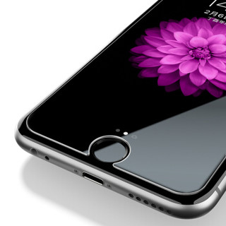 山泽(SAMZHE)苹果6s/6钢化膜 iPhone6/6s手机贴膜 非全屏覆盖高清防爆2.5D弧边玻璃手机屏保护膜4.7英寸