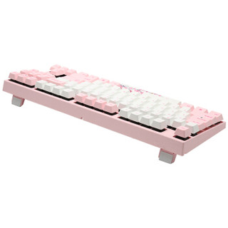 Varmilo 阿米洛 VA87 桜 87键 有线机械键盘 粉色 Cherry茶轴 无光