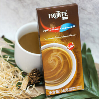 泰国进口 果咖（FRUTTEE）尝鲜装 经典原味、特浓三合一速溶咖啡各1条（18g*2条）