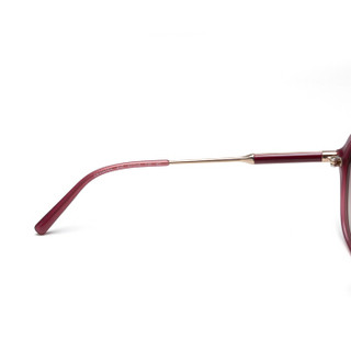卡文克莱（Calvin Klein）太阳镜 女款全框板材红色镜框茶色渐变镜片墨镜 CK4342SA 610 57mm