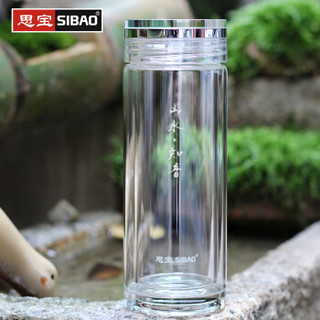 SIBAO 思宝 663 高硼硅玻璃杯 460ml 无色透明