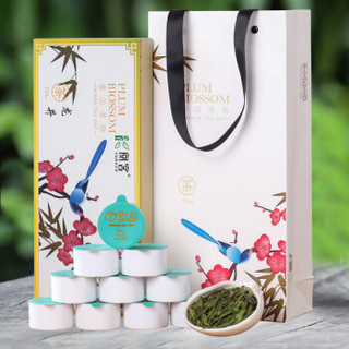 阅客 茶叶 绿茶 明前龙井 10罐礼盒装 40g