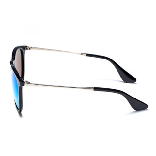 目戲（EYEPLAY）太阳镜 宝岛眼镜时尚潮流男女款黑色镜框蓝色镜片 目戏全框板材墨镜STR4171 C2 54mm