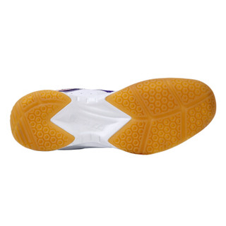 YONEX 尤尼克斯 羽毛球鞋YY男女鞋专业耐磨防滑 SHB-200CR 白紫 43码