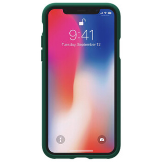 adidas（阿迪达斯）iPhoneX手机壳 新品炫彩青春 苹果X硅胶全包 简洁防滑防摔保护套 绿色