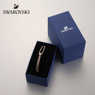 SWAROVSKI 施华洛世奇 镀玫瑰金色 扭结设计 LIFELONG 手链女 手镯女 专柜同款 时尚饰品 女友礼物 5390818