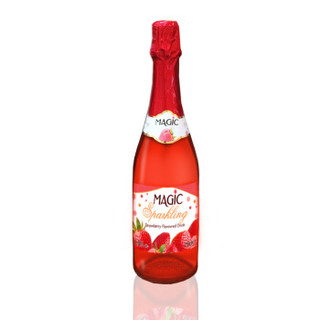 比利时进口 灰姑娘的梦（Magic sparkling）无醇起泡草莓味葡萄汁碳酸饮料 750ML