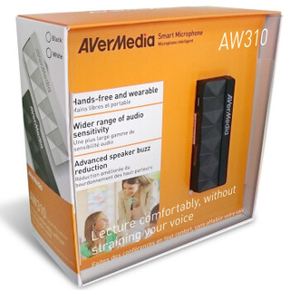 圆刚（AVerMedia）AW310 穿戴式无线麦克风 降噪2.4G无线麦克风教育企业专用麦克风