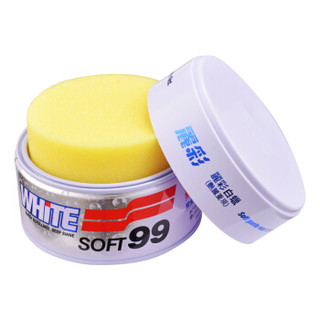 SOFT99 丽彩白蜡 350g 白色车专用