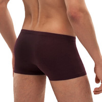 UM25 U莫系列男士低腰平角内裤轻薄莫代尔松紧包腰边 浆果红 170 UM23AD1 (红色、170、平角裤、莫代尔面料)