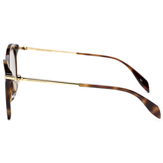 亚历山大·麦昆Alexander McQueen kering eyewear太阳镜女 骷髅头款 AM0135SA-002 哈瓦那框渐变棕镜片 56mm