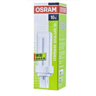 OSRAM/欧司朗 节能灯管 2针2U插拔管-商DD 10W 827 G24d-1 O-D 10W
