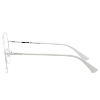 MCQ 麦昆 eyewear 光学镜架男女款 亚洲版中性金属近视眼镜框 MQ0145OA-005 白色镜框 59mm