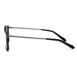 CHARMANT/夏蒙眼镜框 GA系列男款黑框灰腿全框板材光学眼镜架 GA38007 BK2 53mm