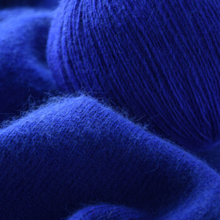 牧心 羊绒线毛线 21/3中粗线 手编机织均可 婴儿宝宝毛线 围巾线Z04 宝石蓝