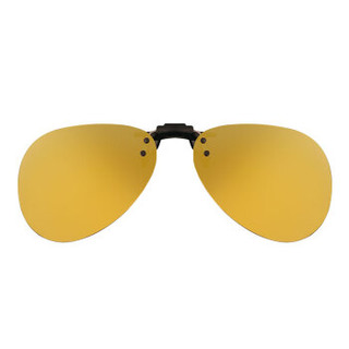 变形金刚 驾驶眼镜 近视偏光太阳眼镜夹片 防眩光开车用眼镜 尼龙时尚款（金色）TFYJ15