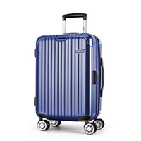 antler 安特丽 万向轮拉杆箱 28英寸托运箱男行李箱女密码箱子旅行箱包 PC A848 蓝色