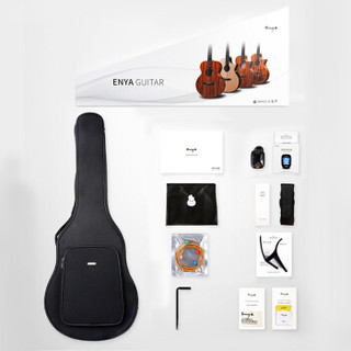 恩雅(enya) EMX1E科技旅行吉他混合全单民谣木吉他初学者儿童小吉他guitar36寸电箱款