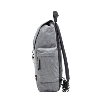 EASTPAK 依斯柏 包盖式双肩包户外休闲背包浅灰色EK47B363