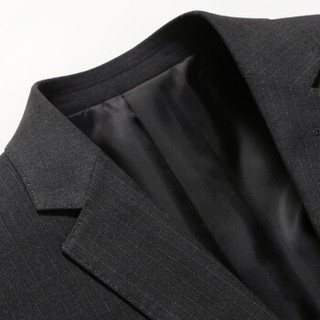 相思鸟（xiangsiniao）西服男商务休闲平驳领修身灰色基础款套装职业装西装外套-上衣 S3灰色 185/100A