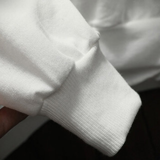 俞兆林（YUZHAOLIN）男士卫衣时尚休闲简约连帽卫衣A088-W17101白色M