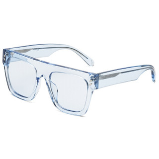 丝黛拉麦卡妮Stella McCartney eyewear 太阳镜儿童款 方框墨镜 SK0040S-005 浅蓝色镜框浅蓝色镜片 45mm