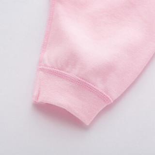 贝贝怡 Bornbay婴儿连体衣春季新款纯棉开裆哈衣宝宝爬爬服BB1115 粉色 90cm（建议身高85-95CM）